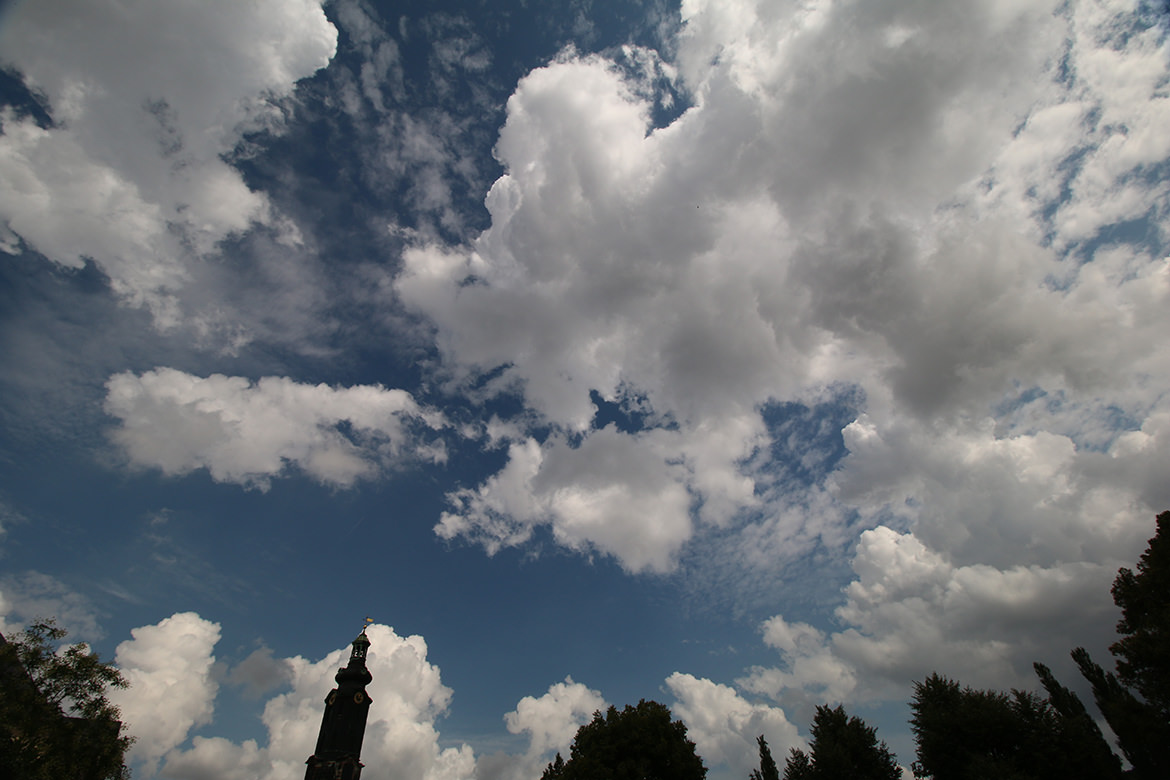 Wolkenhimmel über Weimar