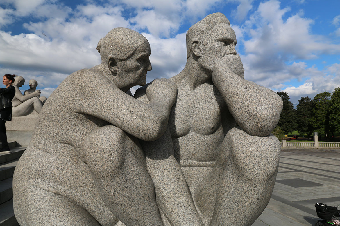 Skulptur im Vigeland-Park