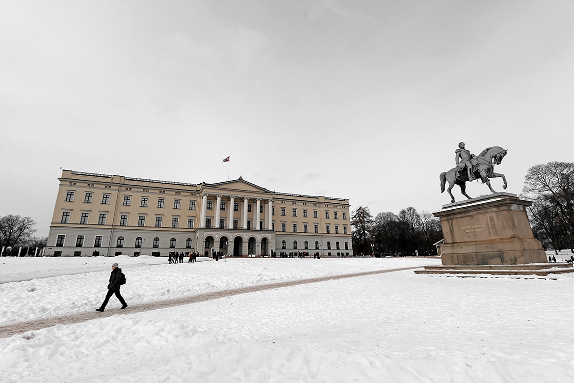 Königliches Schloss in Oslo