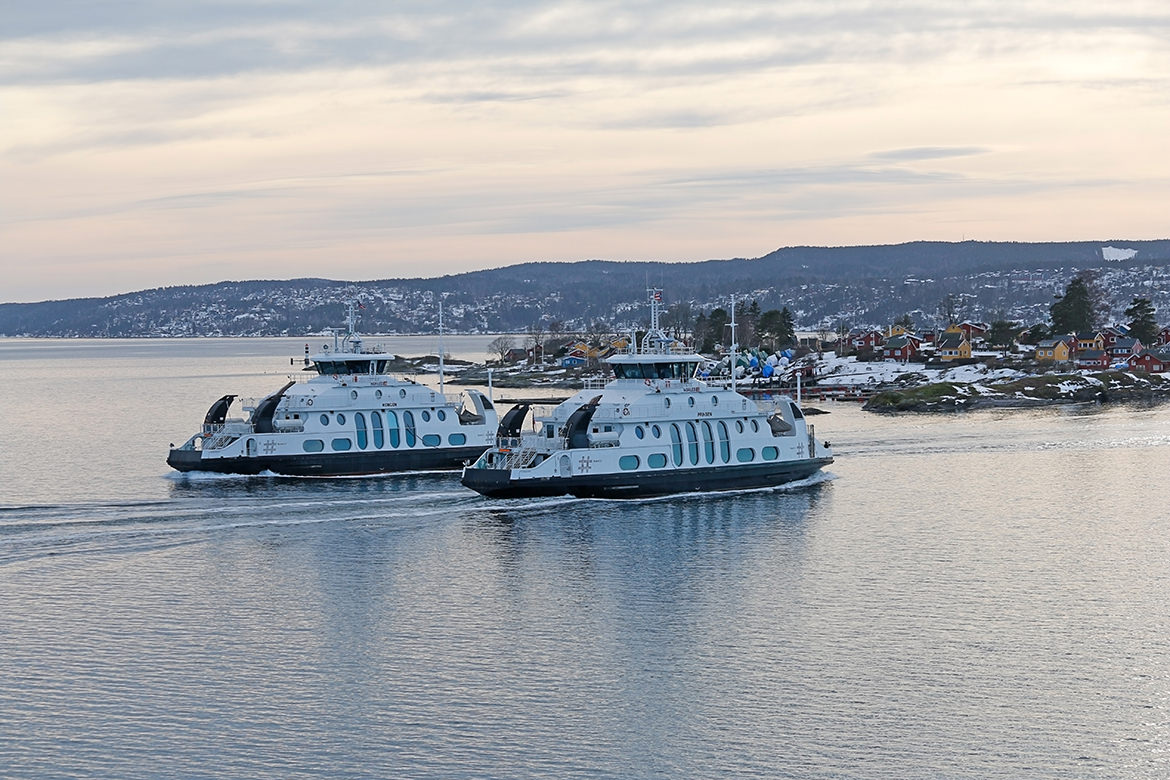 Fähren im Oslofjord